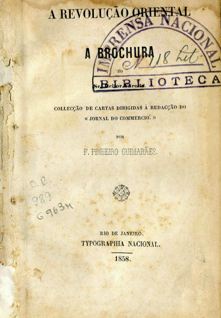 Capa do Livro A Revolução Oriental - A Brochura