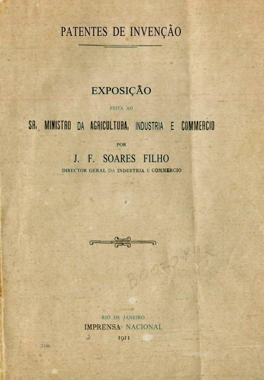Capa do Livro Patentes de Invenção