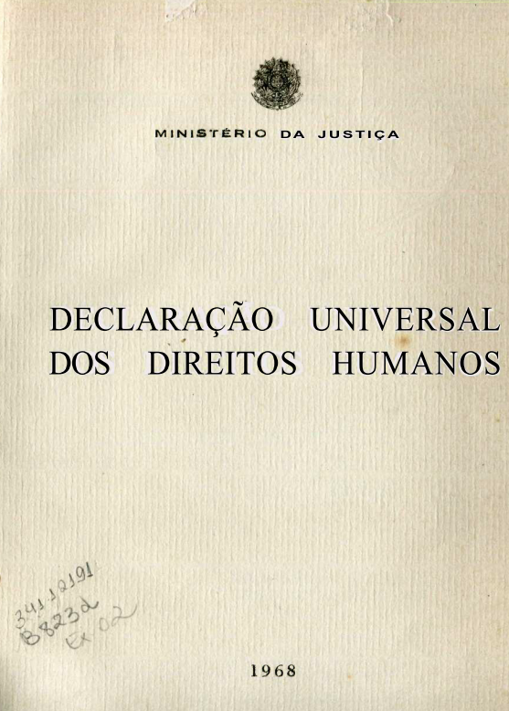 Capa do Livro Declaração Universal dos Direitos Humanos